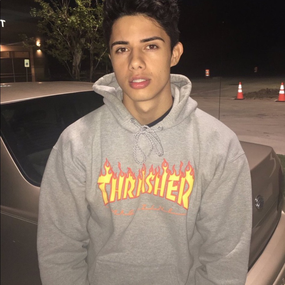 Gray Trasher Hoodie